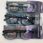 "3 Pair" Foster Grant Who Misha Blue +1.25 Reading Glasses Readers. Fixed Price $17.78.
