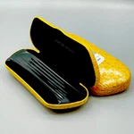 2 Pk Foster Grant Eyeglasses Case Magnetic 5TH Madison, Yellow Croc Skin Pattern. Fixed Price $10.39.