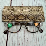 Ny Fifth Avenue R607S Tortoise Swarovski Crystal Reading Glasses +1.50 New Case. Fixed Price $24.99.