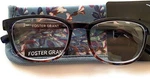 Foster Grant Reader's Choice Misha Blue Women's Readers With Case +1.25. Fixed Price $26.99.