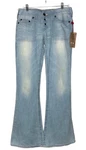 True Religion Morgan Bugsy Low Rise Flare Jeans 30X34 Sun Bleached Distressed. Fixed Price $97.15.