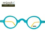 (2 Pairs) Miasto Mini Extra Small Oval Round Reading GLASSES+1.75 (brown & Blue). Fixed Price $32.99.