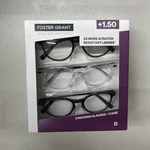 Design Optics Foster Grant Reading Glasses 3 Pack +1.50. Fixed Price $12.99.