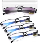 4PCS Anti-blu-ray Reading Glasses UV400,SUN Readers With Spring HINGES(2.0X). Fixed Price $30.99.