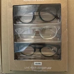 Eddie Bauer Designer Reading Glasses Pack Readers +3.00 Black/brown/clear. Fixed Price $19.99.