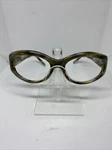 Vintage Brighton Rio Reader Eye/sunglasses Frames Only Gray Horn/silver Oval 140. Fixed Price $59.99.