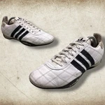 Adidas Tuscany Goodyear Mens 10 White Black Racing Driving Shoes 036976 2004. Fixed Price $69.99.