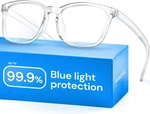 Gaoye Transparent, Clear Blue Light Glasses For Computer & Gaming - Anti Uv Ray. Fixed Price $9.10.