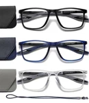 Hubeye TR90 Sports Reading Standard, Black+matte Clear+matte Blue. Fixed Price $18.90.