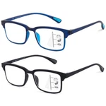 Cara 2 Pack Progressive Multifocus Reading Glasses, Flexible Lightweight TR90. Fixed Price $37.99.