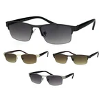 Mens 3 Focal Multi-focus Metal Half Rim Reading Glasses. Fixed Price $15.99.