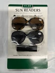 Readers-bifocal Sunglasses Uv 400 +1.25 Tortoise & Black Open Box. Fixed Price $14.02.