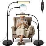 Floor Magnifying Glass 10X 30X 5.12IN With 98 Leds - Ideal For Reading, Crafts. Fixed Price $79.99.