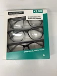 Women's Foster Grant 2.0 "design Optics" 3-PACK Reading Glasses (nib) 1 Case. Fixed Price $11.24.