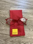 Eyebobs Designer Reading Glasses Red Barbee Q 2603 01 +2.00 50-20. Fixed Price $29.00.
