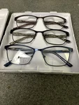 Design Optics By F.g Men's Full Frame Reading Glasses 3PK +1.25 W/ Case M53E. Fixed Price $12.99.