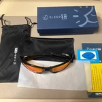 Sleep Zm Blue Light Blocking Glasses Women Orange Lens Frames Wear Over Box. Fixed Price $24.99.