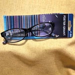 Foster Grant Brianna Crystal Vision Readers Eyewear 1.50 Blue Rainbow Stripe Nwt. Fixed Price $12.99.