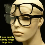 2 Pair Reading Glasses Large Lens Spring Hinge High Quality Unisex Women New. Fixed Price $9.99.