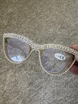 Rhinestone Cat Eye Reading Glasses +1.50 Bling Glam Crystal Readers Women. Fixed Price $15.00.