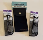 New Piranha Eyewear Reading Glasses Lot Of With Cases +2.75 Strength. Fixed Price $15.00.