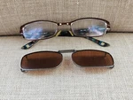 Liz Claiborne Eyeglasses Frame Blue Tortoise/brown Tone Only. Fixed Price $29.87.