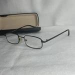 Foster Grant Reading Glasses +2.50 Sparepair Silver Gunmetal Square Frame H RSP6. Fixed Price $11.47.