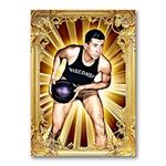 Harold Bud Foster Golden Icon Art Card 03/20 Starpop Signed Basketball Print. Fixed Price $8.99.