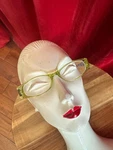 Mackenzie Childs Courtly Check Green Frame Readers +2.50 Reading Glasses. Fixed Price $45.00.