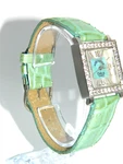 Big Look Adrienne 2 Dial Quartz Square Rhinestone Ladies Watch. Fixed Price $28.00.