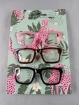 3 New Tahari +1.50 Reading Glasses Pink Brown Tortoise Black Square Readers Eye. Fixed Price $29.74.