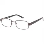 Foster Grant Men's Lorenzo Gun Square Reading Glasses. Fixed Price $14.99.