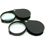 2 4X Folding Magnifier Magnifying Magnification Glass Lens Reading Tools. Fixed Price $12.40.
