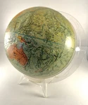 Vintage Readers Digest 12 Globe Lucite Stand. Fixed Price $45.00.