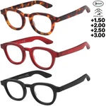 Womens Reading Chunky Frame Fashion 3 Pack Style Trendy Eyeglasses New. Fixed Price $12.95.