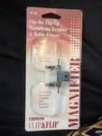 Carson Clip & Flip Magnifying Glasses W/ Soft Case Model CF-10 New. Fixed Price $13.95.