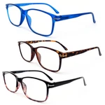 Rectangle Readers Flexible Frame Frosted Matte Finish Classic Reading Glasses. Fixed Price $14.99.