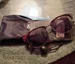 Foster Grant Sunreader Purple Round Frame Maxblock Lens 100% Uv Protection. Fixed Price $12.09.
