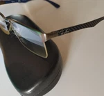 Official Ray-ban 8411 Eyeglass Frames + Case Gunmetal / Carbon Fiber 54-17-140. Fixed Price $44.00.