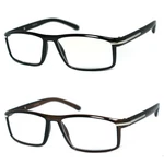 Retro Woman Square Full Framed Reader Reading Glasses - 2 Colors Avail RE17. Fixed Price $12.99.