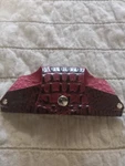 Button Snap Eye Glasses Soft Case- Hornback Embossed Cowhide. Fixed Price $24.99.