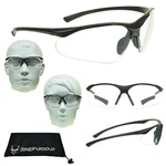 Safety Reading Sunglass Reader Glasses Women Clear Smoke Sport Not Bifocal. Fixed Price $15.99.