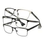Design Optics By Foster Grant Kyne Full Metal Square Reading Glasses, 3-PACK. Fixed Price $9.99.