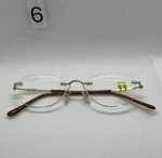 Zoom 20924 +2.00 Rimless Reading Glasses Gold Brown Express Yourself. Fixed Price $18.00.
