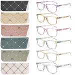 Zonlon 6-PACK Blue Light Blocking Reading Glasses Spring Hinge Anti-eyestrain. Fixed Price $28.32.