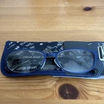 Foster Grant Reading Glasses +1.25 Navy Blue Oval Frame With Case Lightweight. Fixed Price $9.99.