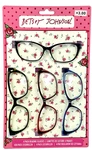 Betsey Johnson Reading Glasses 4 Pack +3.00 Floral Readers Gift Set Cute Frames. Fixed Price $26.99.
