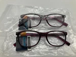 2PK Foster Grant Purple Reading Glasses Clearer Blue Light Readers +2.00 Elana. Fixed Price $16.99.