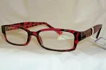 Foster Grant Aurora Reading Glasses Translucent Red Black Tortoise +1.00 #22. Fixed Price $12.99.