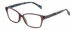 Isaac Mizrahi Women's Cat Eye Reading Glasses Rose Pink Crystal Floral Blue 52MM. Fixed Price $19.95.